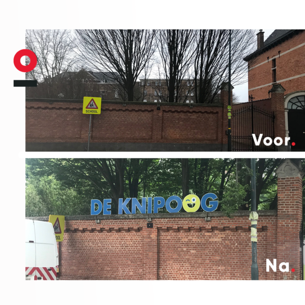 Signalisatie voor scholengroep KOV4